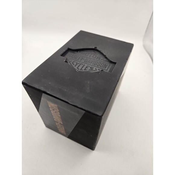 Bulova Harley-Davidson 77L109 Ladies\' Rose Gold Leather Wrap Watch. NIB. New Bat main image 7